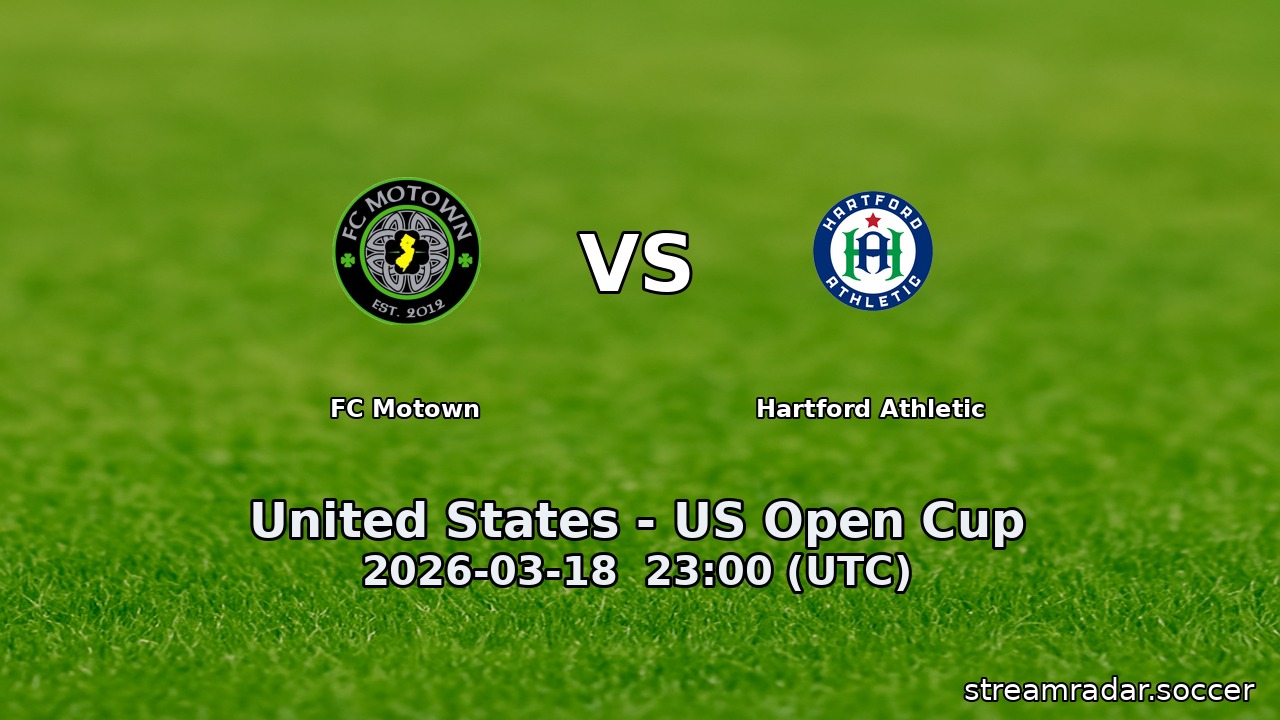 FC Motown vs Hartford Athletic