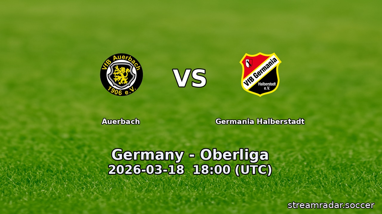 Auerbach vs Germania Halberstadt