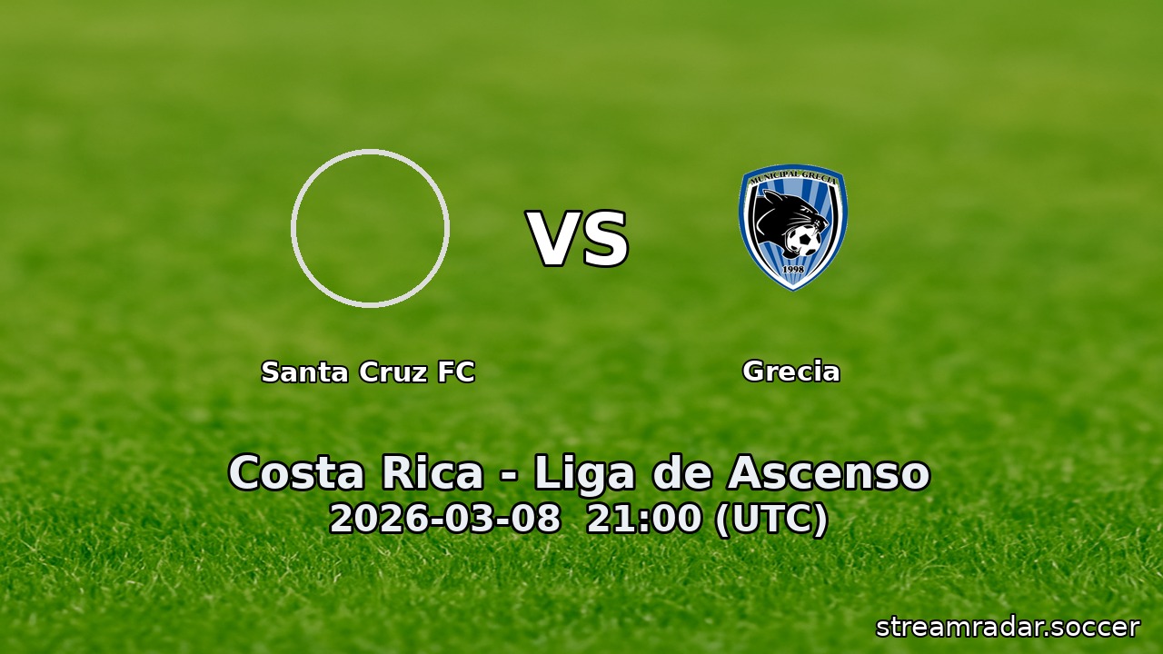 Santa Cruz FC vs Grecia