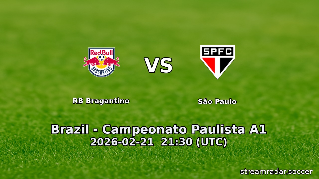 RB Bragantino vs São Paulo