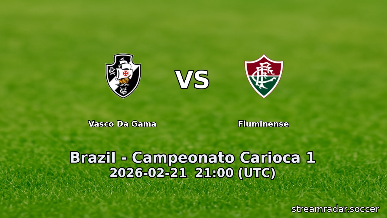Vasco Da Gama vs Fluminense