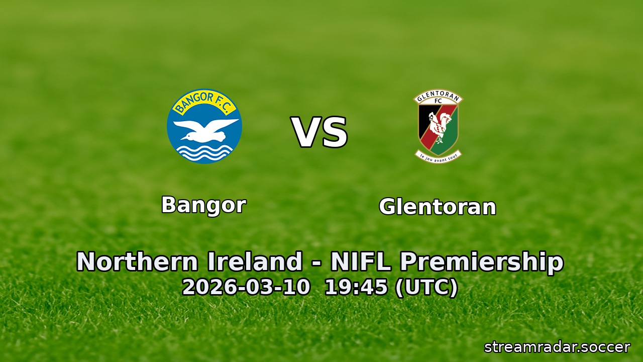 Bangor vs Glentoran