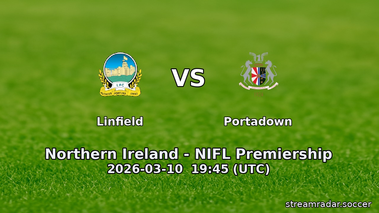 Linfield vs Portadown