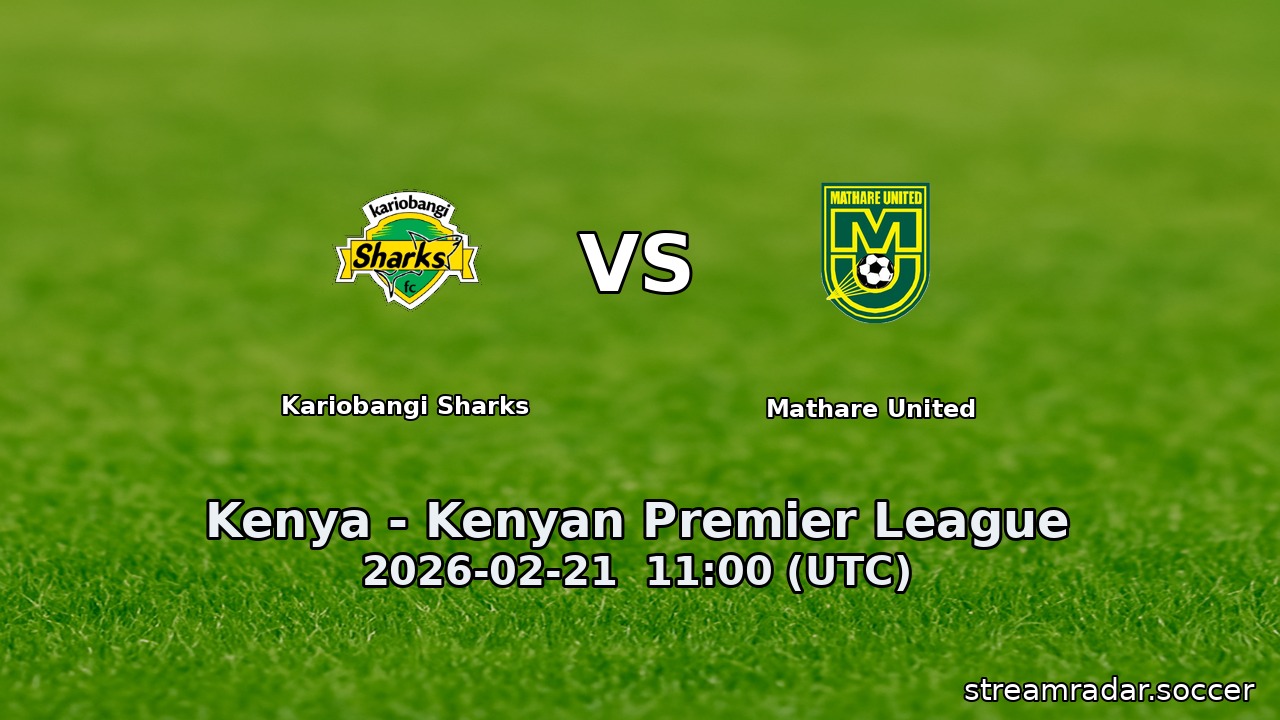 Kariobangi Sharks vs Mathare United
