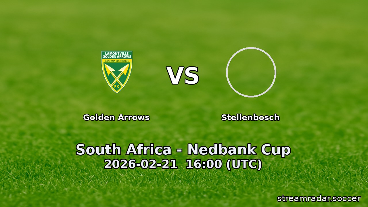Golden Arrows vs Stellenbosch