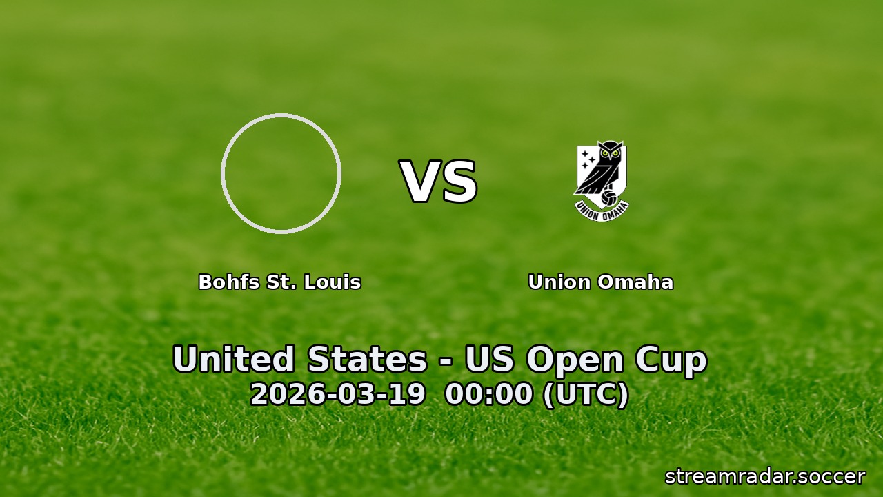 Bohfs St. Louis vs Union Omaha