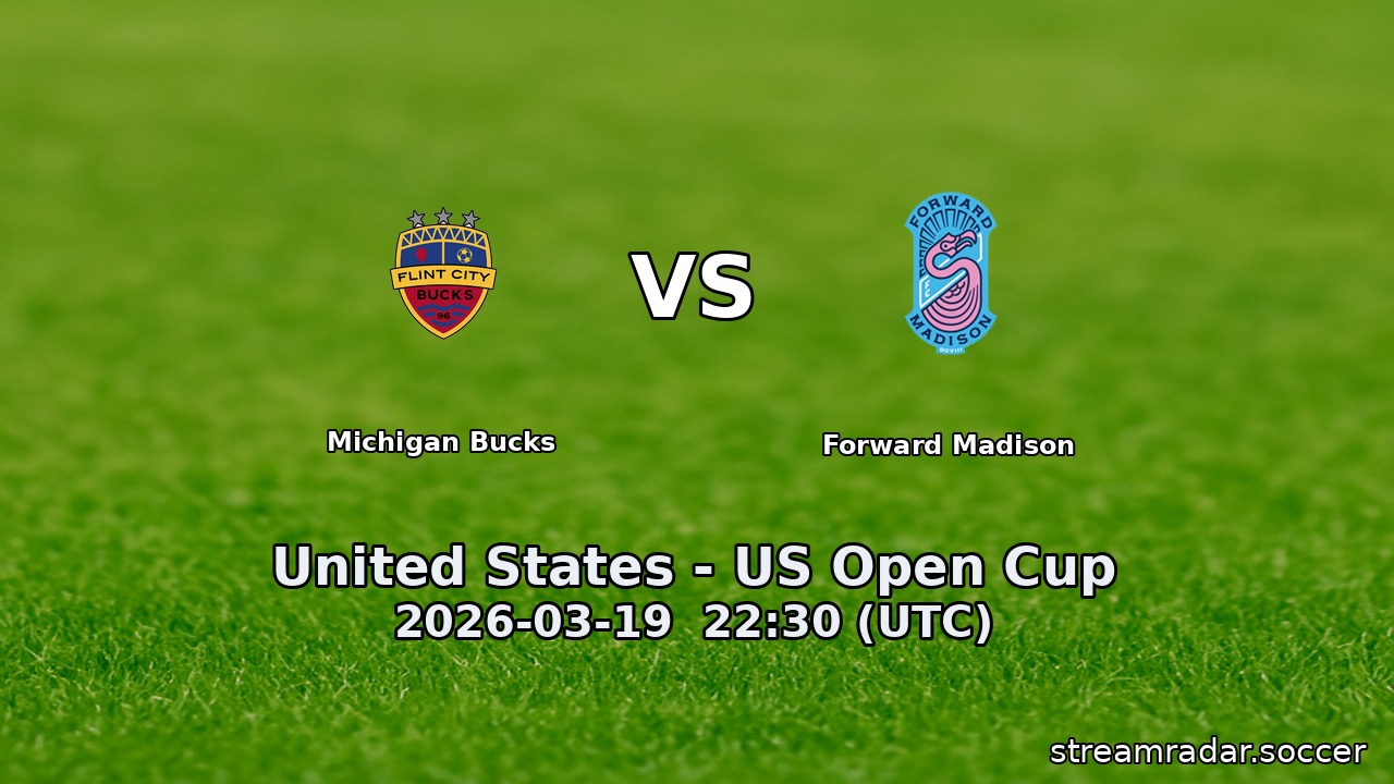 Michigan Bucks vs Forward Madison