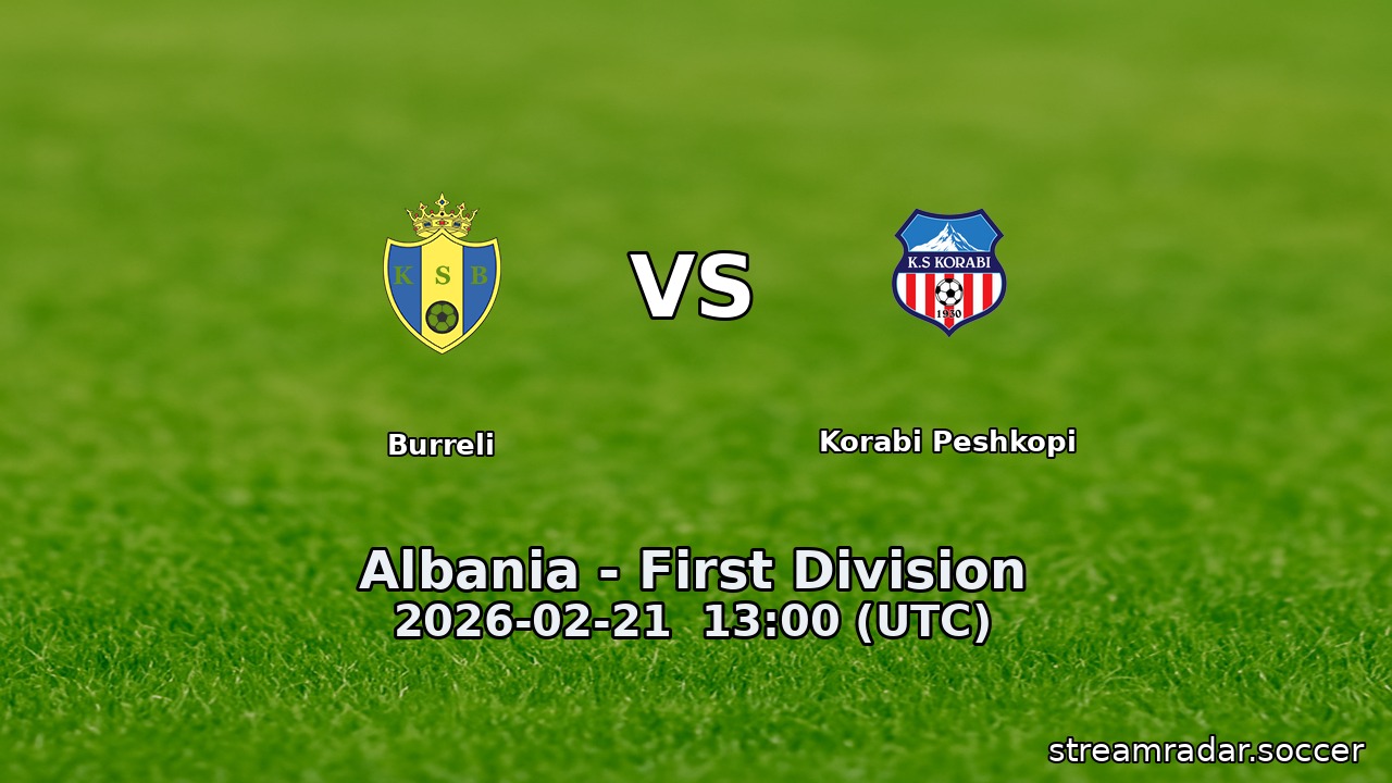 Burreli vs Korabi Peshkopi