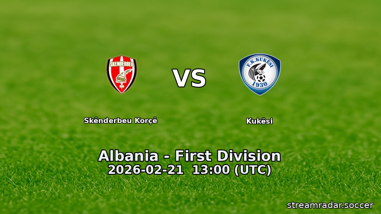 Skënderbeu Korçë vs Kukësi