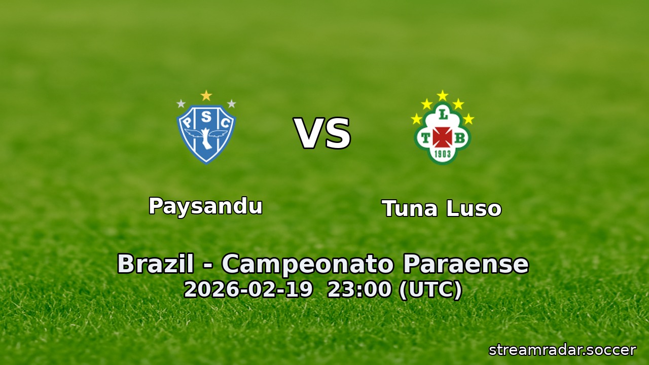 Paysandu vs Tuna Luso
