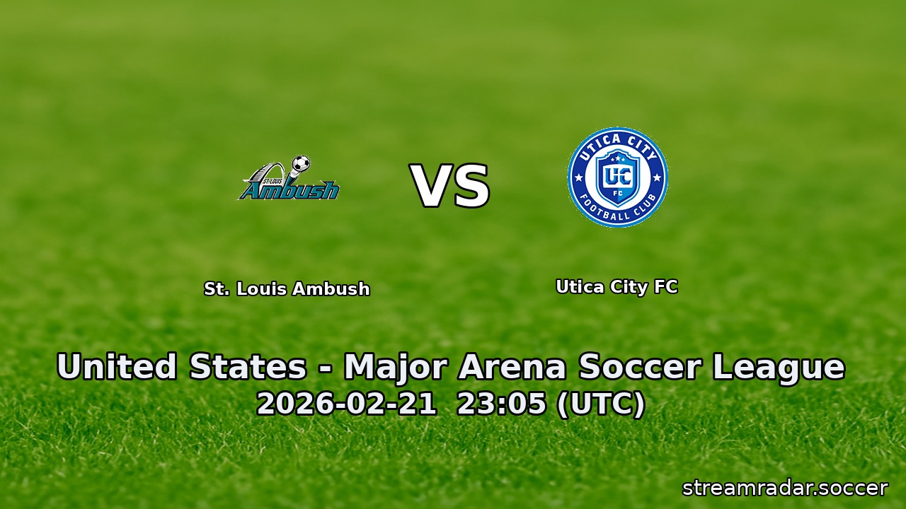 St. Louis Ambush vs Utica City FC