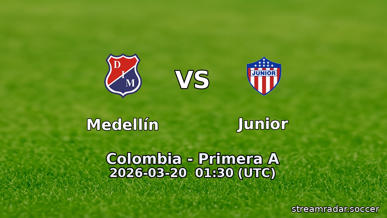 Medellín vs Junior
