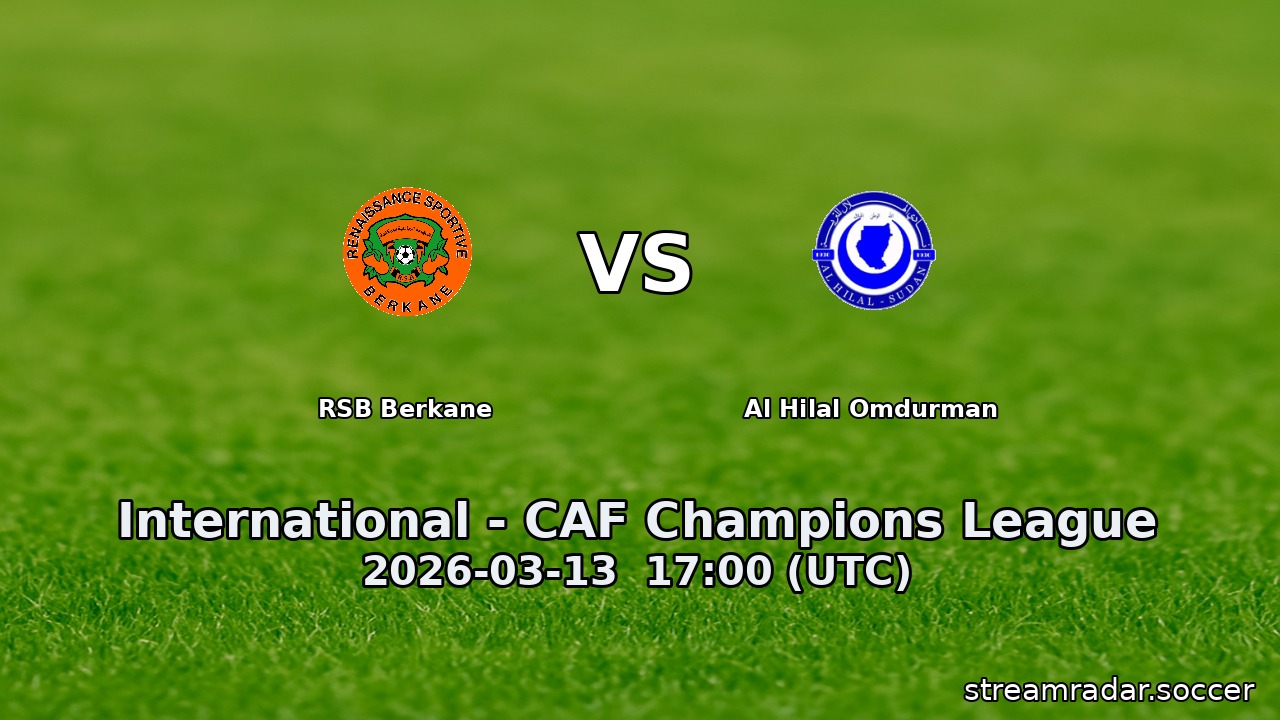 RSB Berkane vs Al Hilal Omdurman
