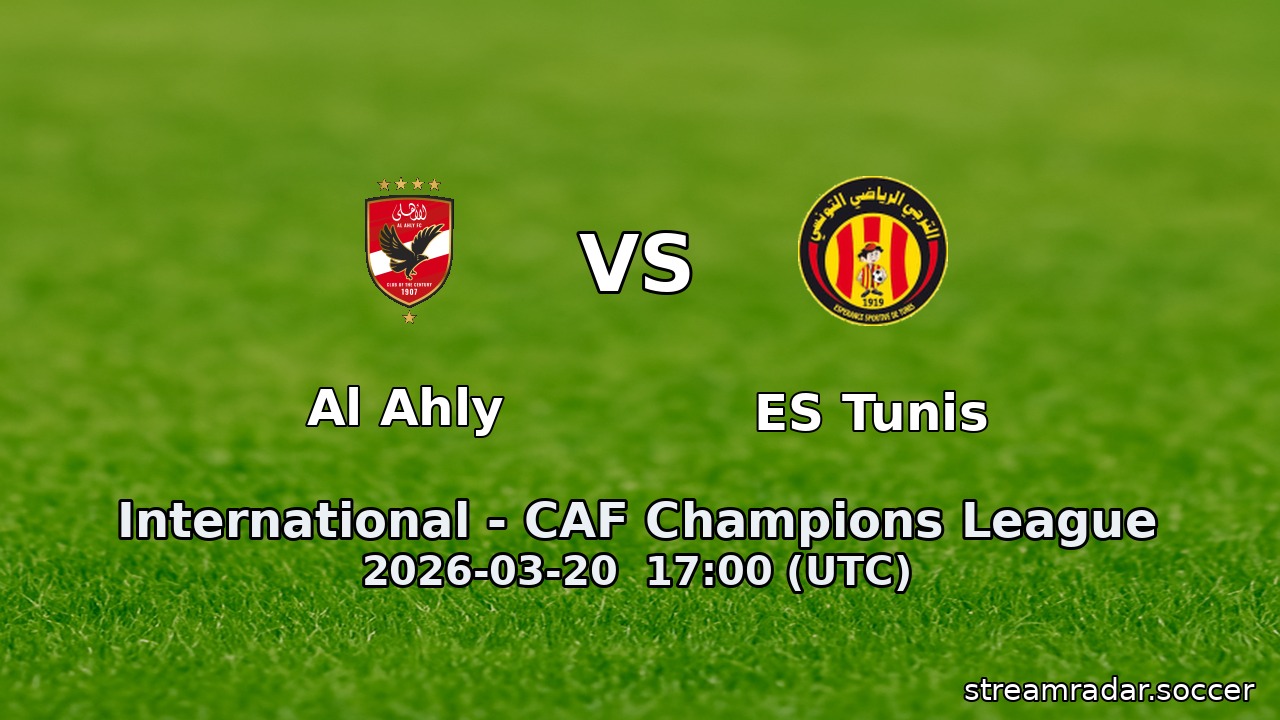 Al Ahly vs ES Tunis