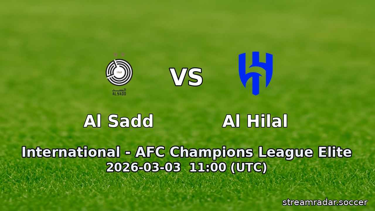 Al Sadd vs Al Hilal