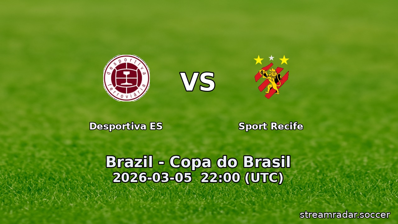 Desportiva ES vs Sport Recife