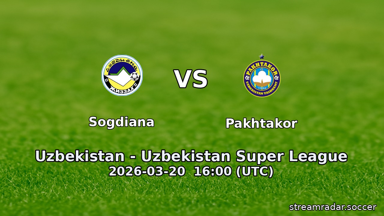 Sogdiana vs Pakhtakor