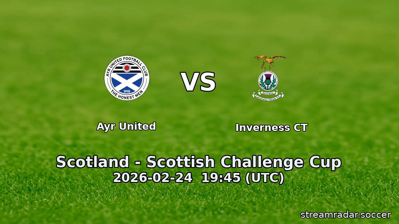 Ayr United vs Inverness CT