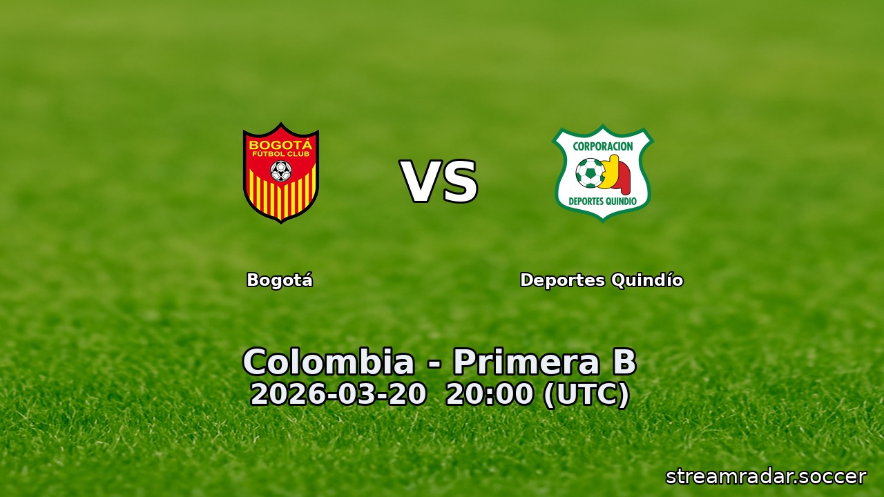 Bogotá vs Deportes Quindío