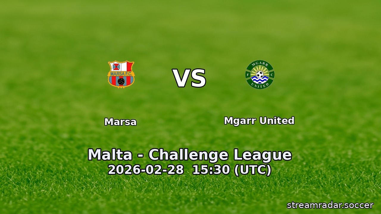 Marsa vs Mgarr United