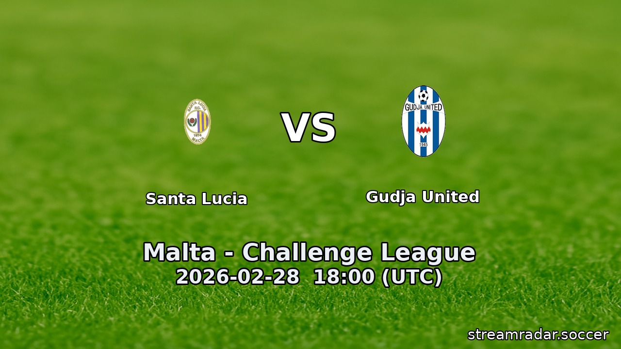 Santa Lucia vs Gudja United
