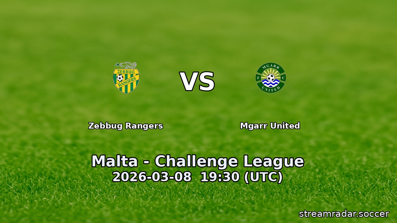 Zebbug Rangers vs Mgarr United