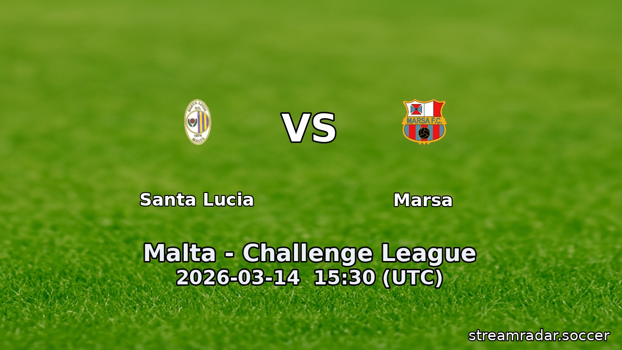 Santa Lucia vs Marsa