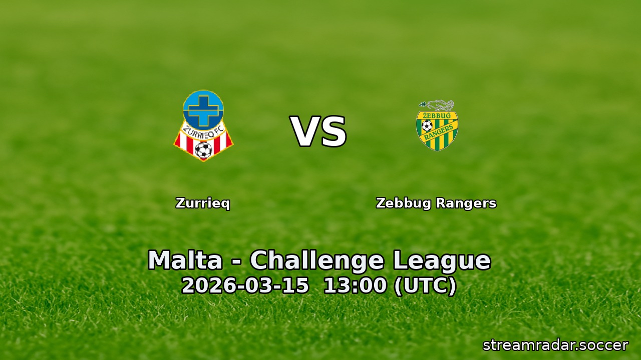 Zurrieq vs Zebbug Rangers