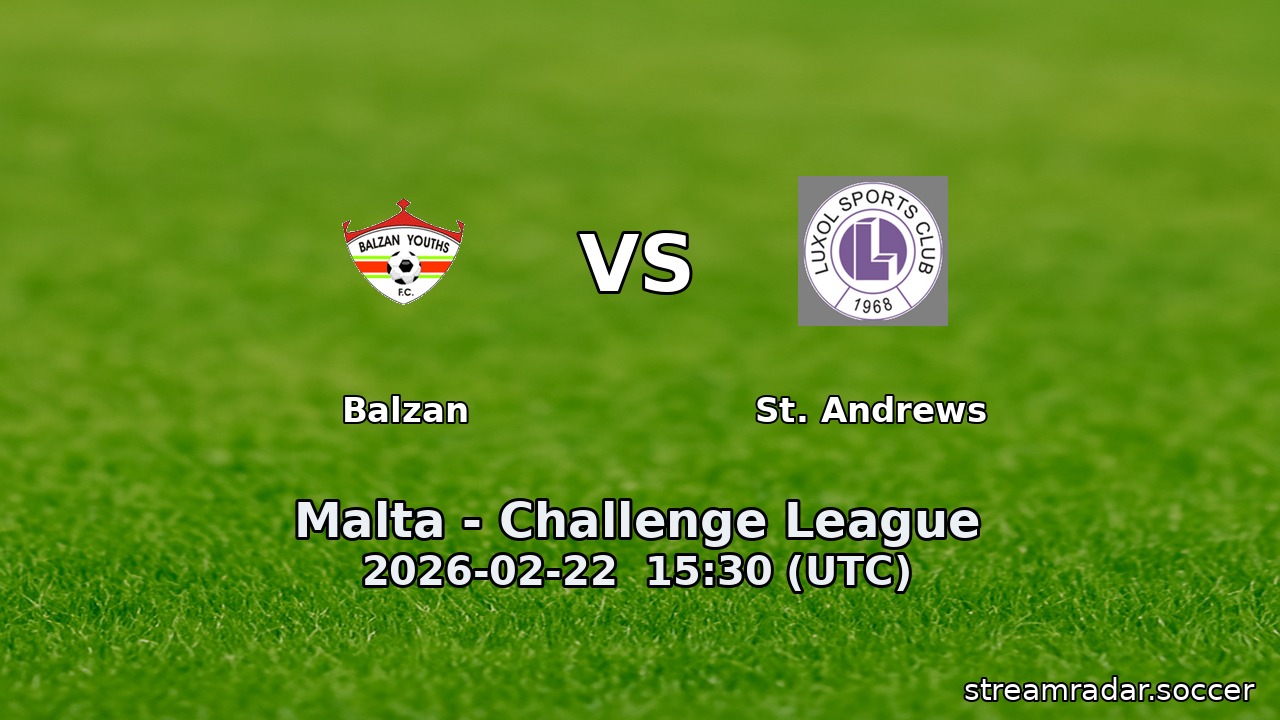 Balzan vs St. Andrews