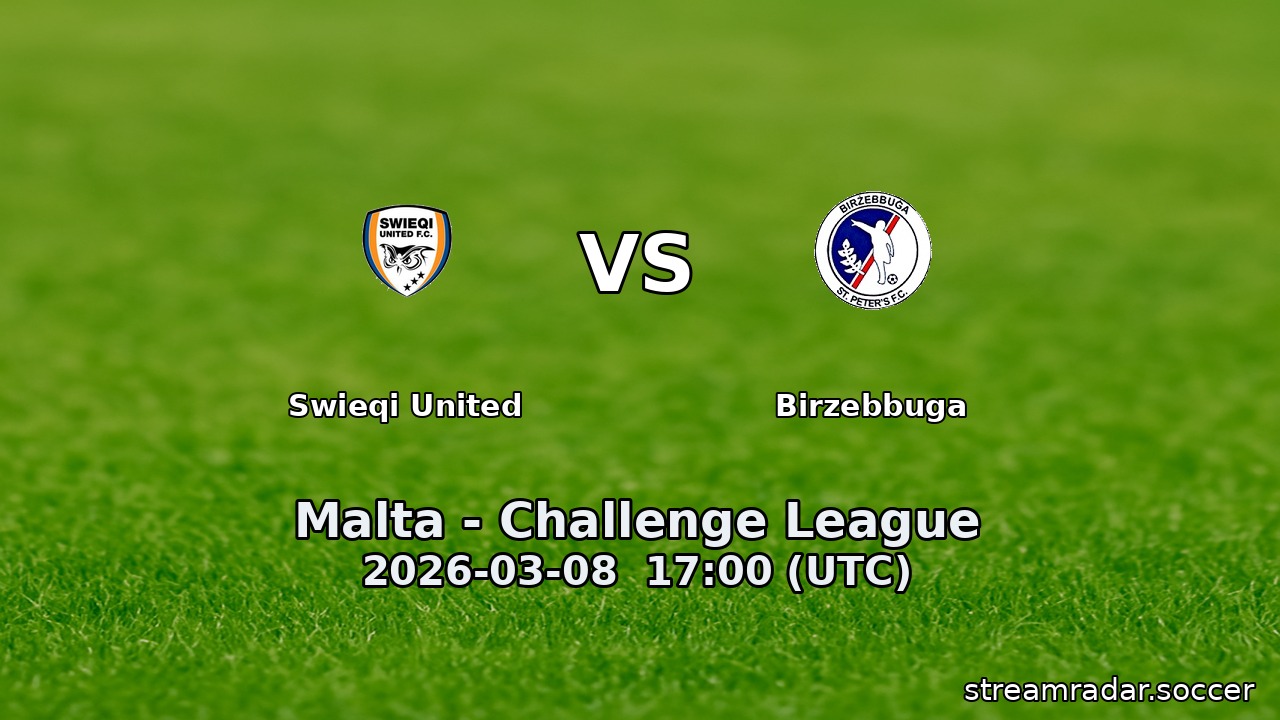 Swieqi United vs Birzebbuga