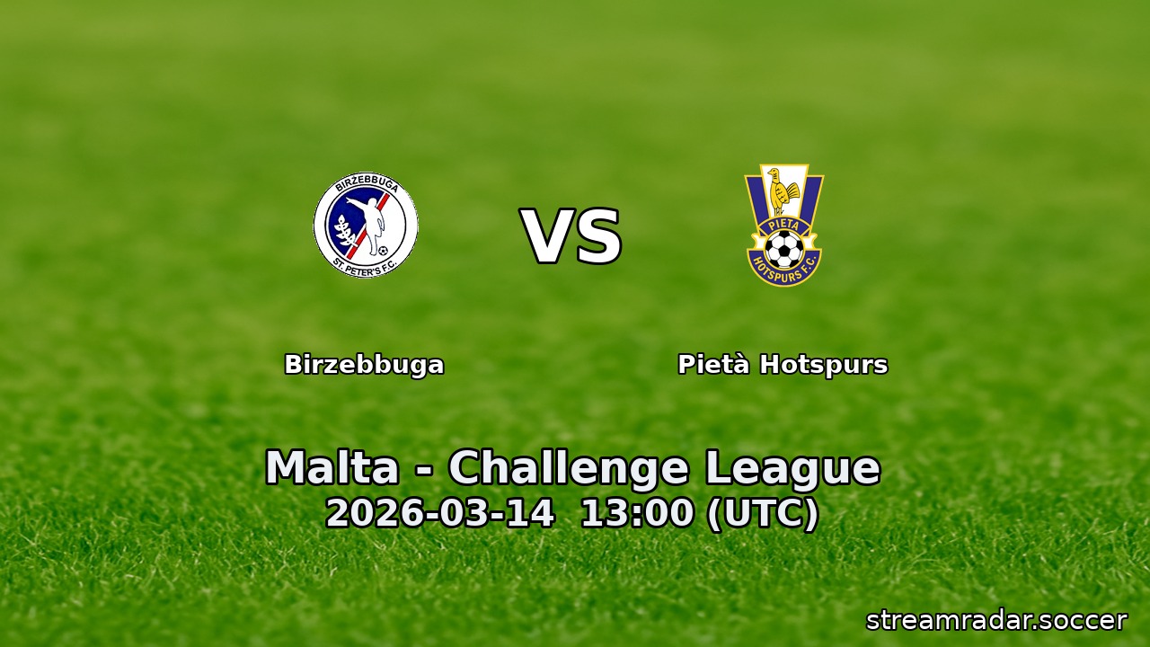 Birzebbuga vs Pietà Hotspurs