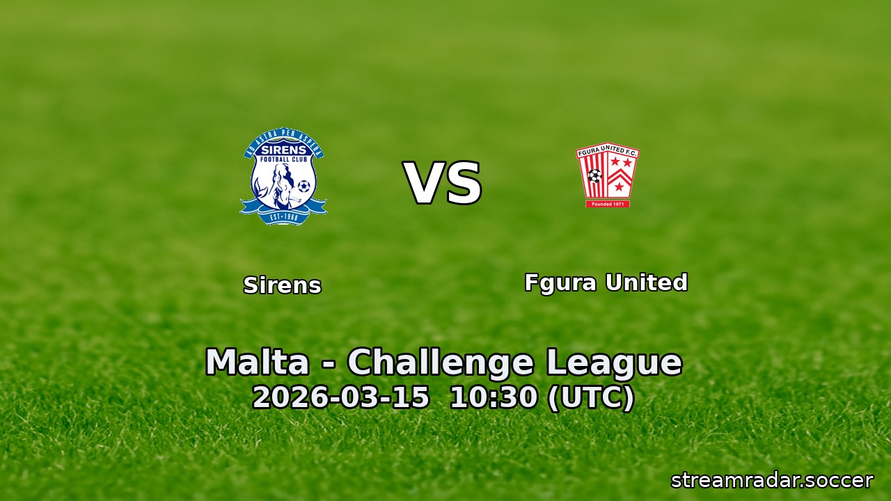 Sirens vs Fgura United
