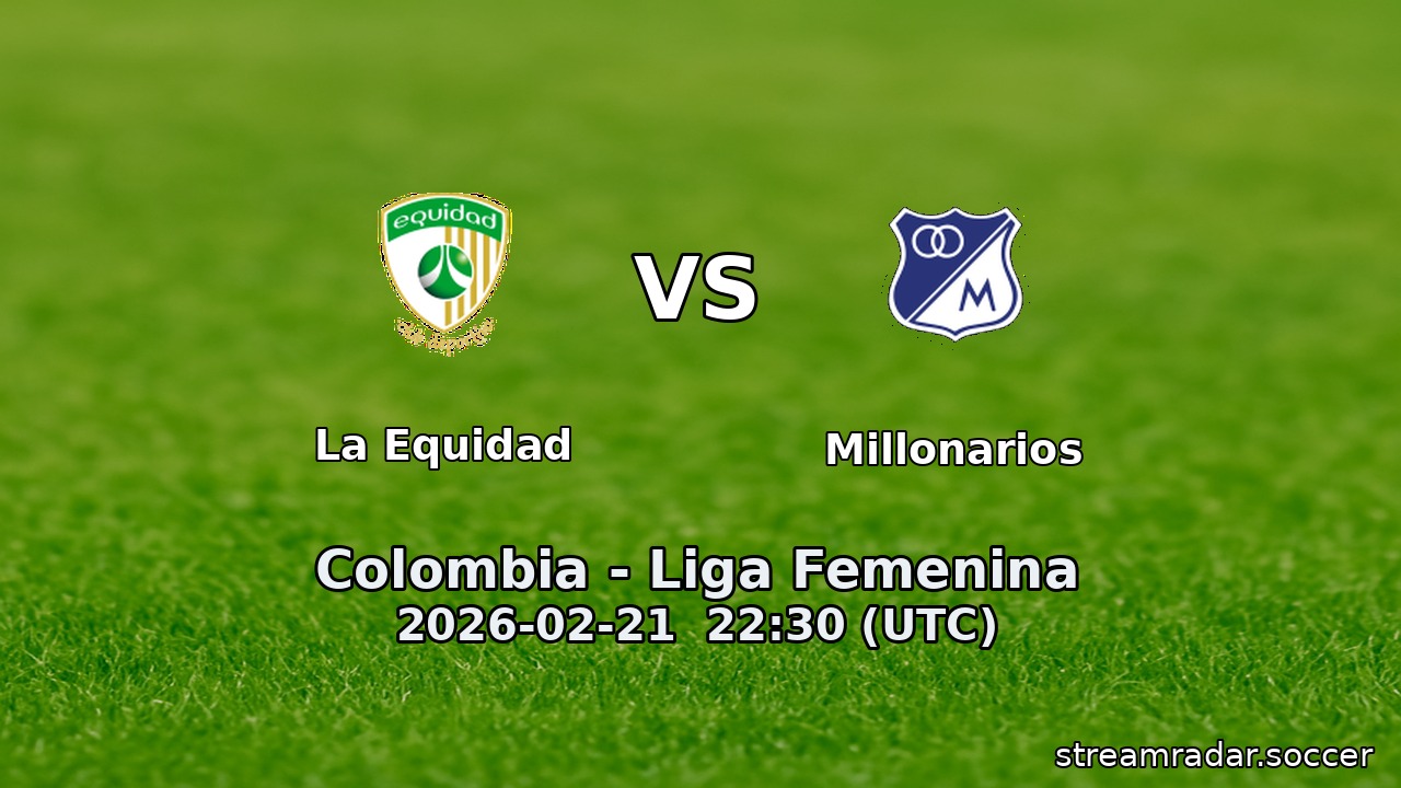 La Equidad vs Millonarios