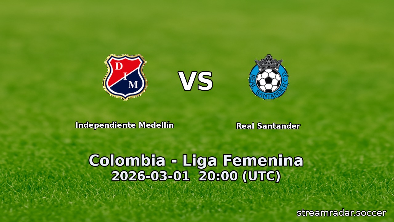 Independiente Medellín vs Real Santander