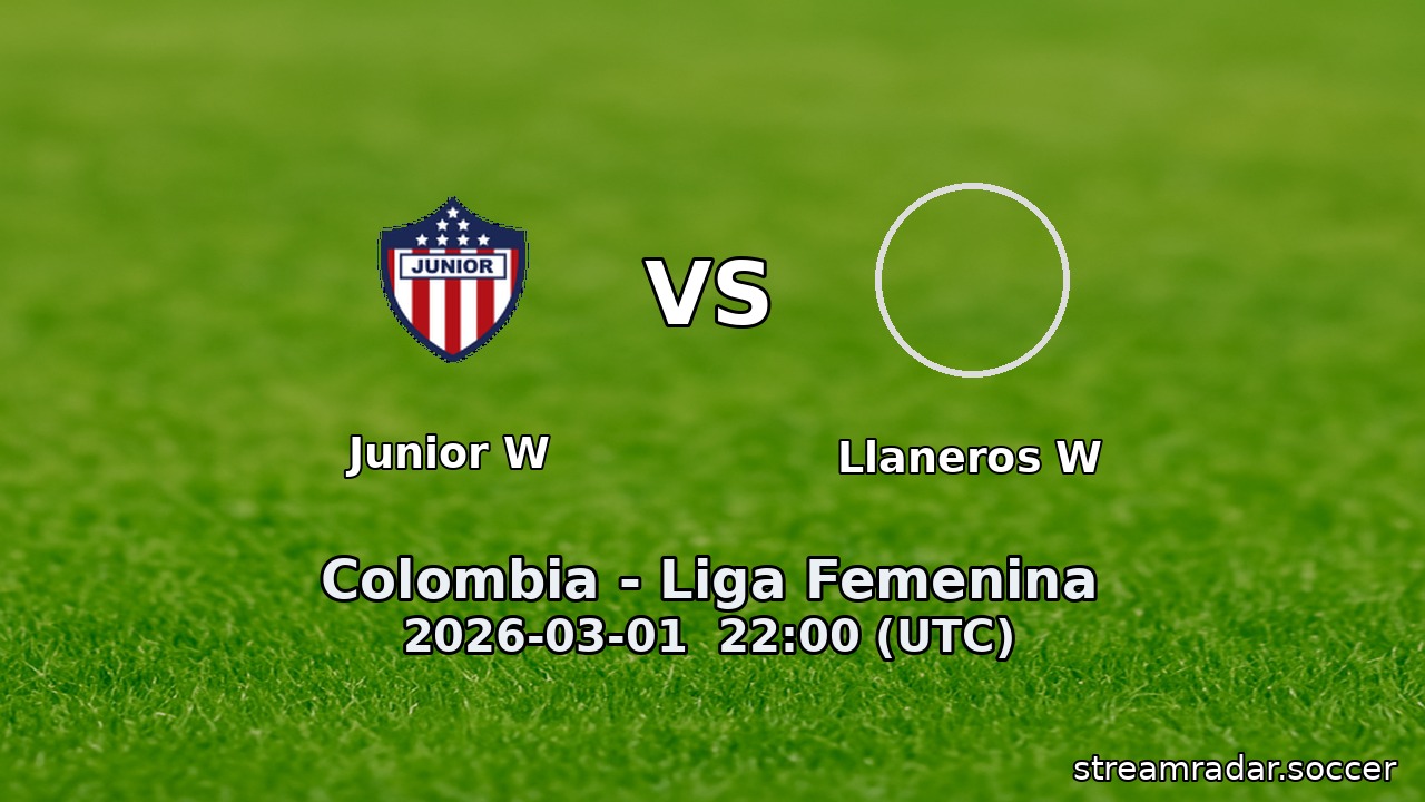 Junior W vs Llaneros W