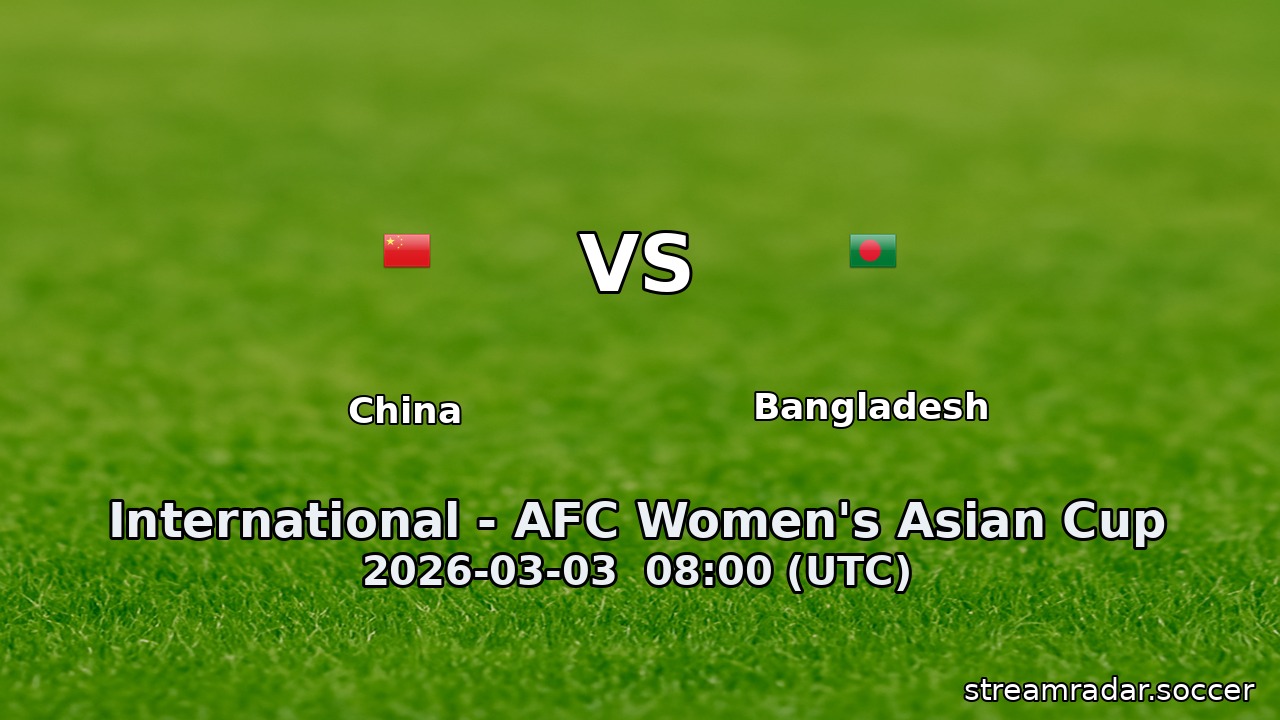 China vs Bangladesh
