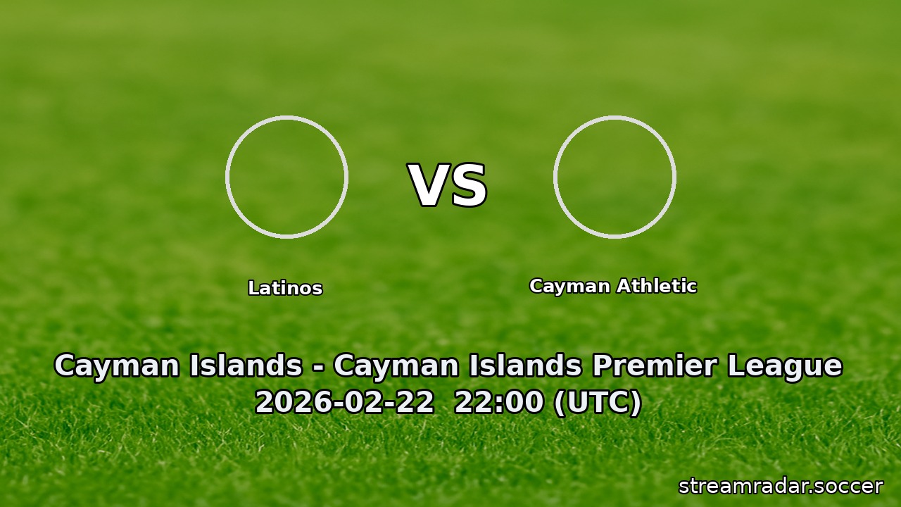 Latinos vs Cayman Athletic