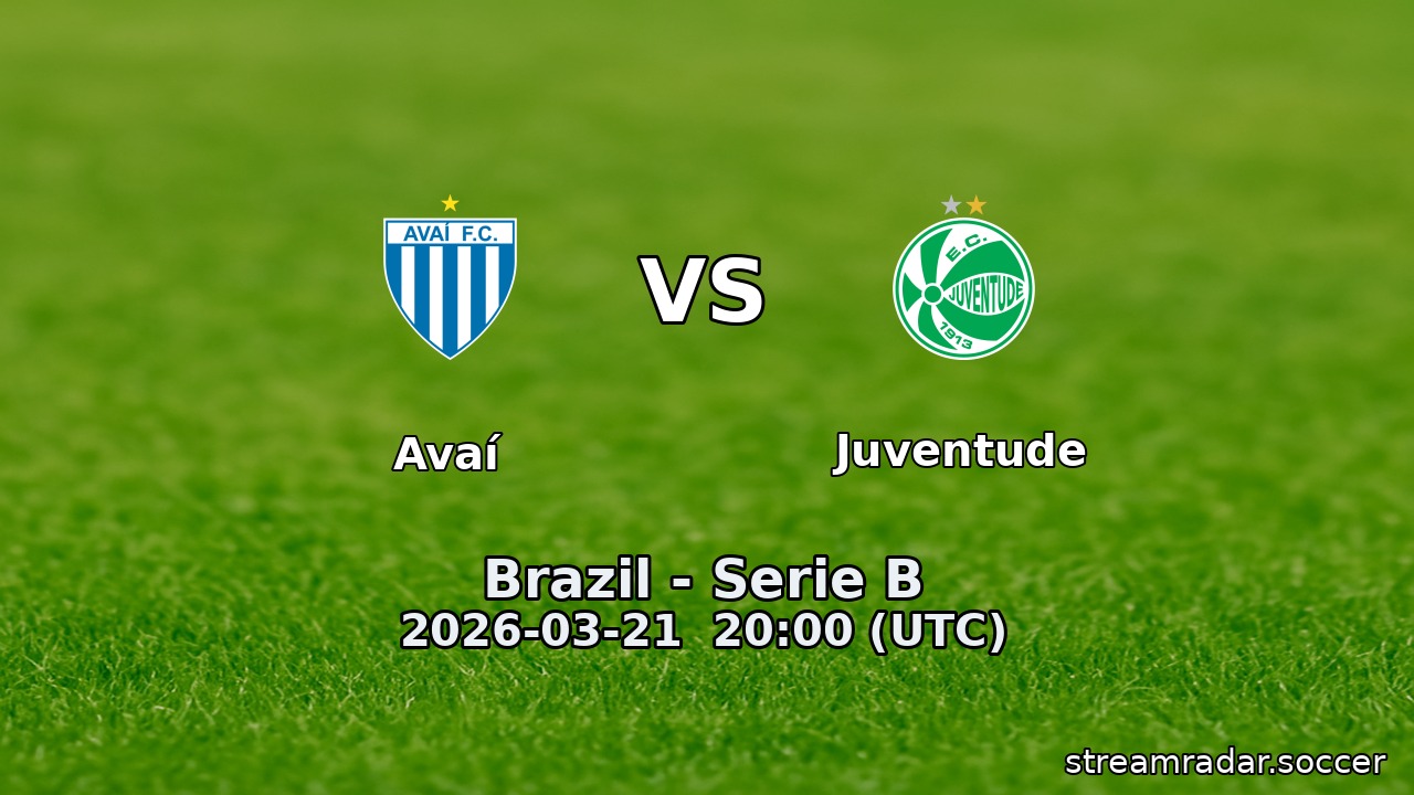 Avaí vs Juventude