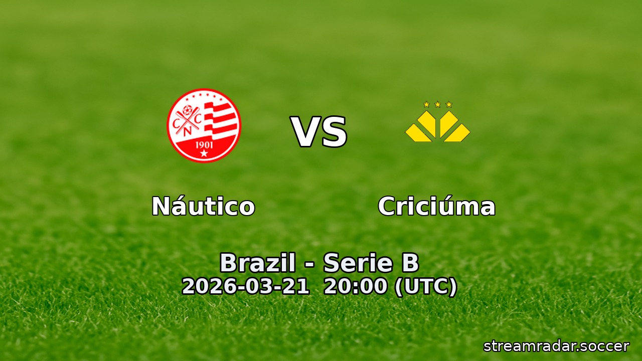 Náutico vs Criciúma