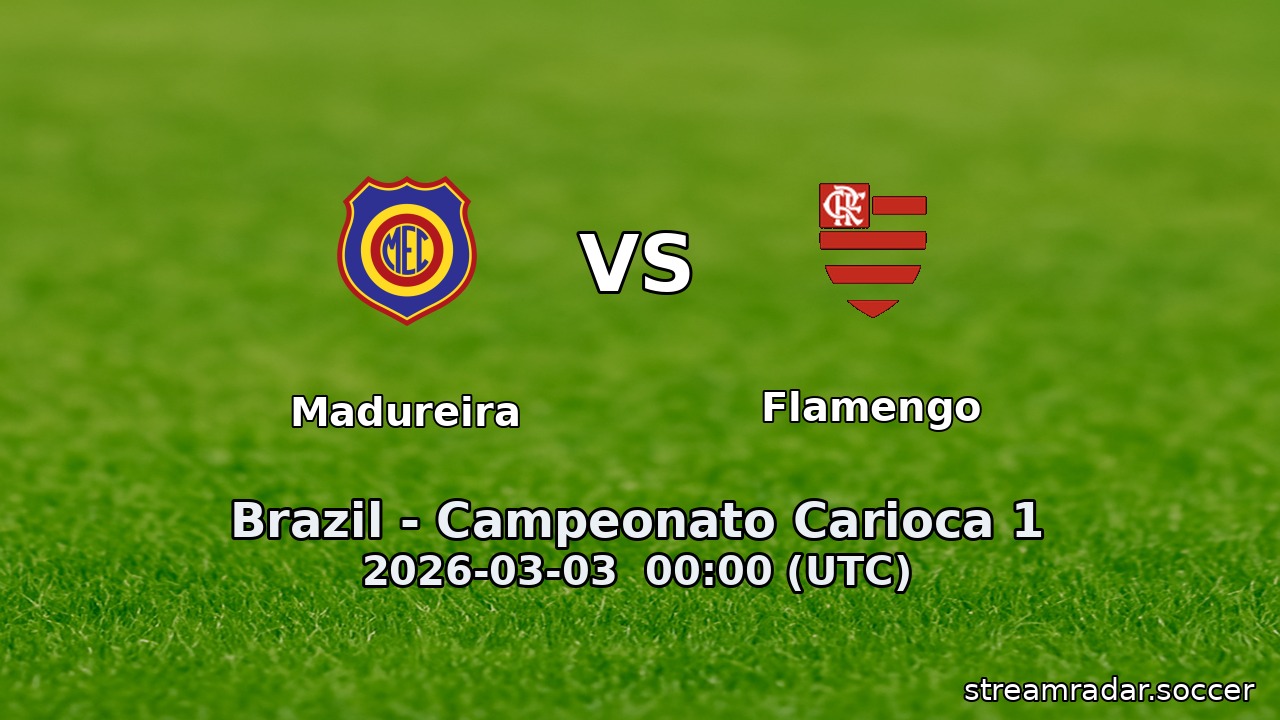 Madureira vs Flamengo