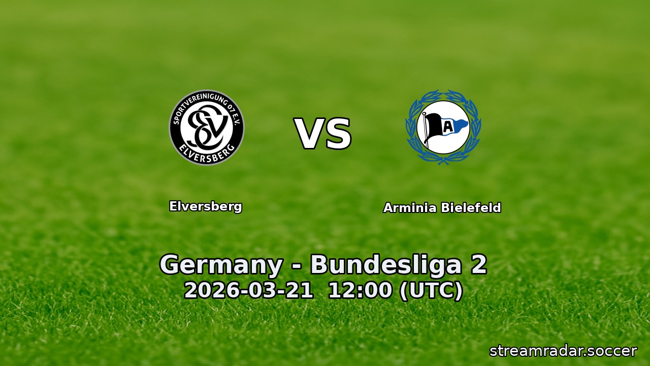 Elversberg vs Arminia Bielefeld