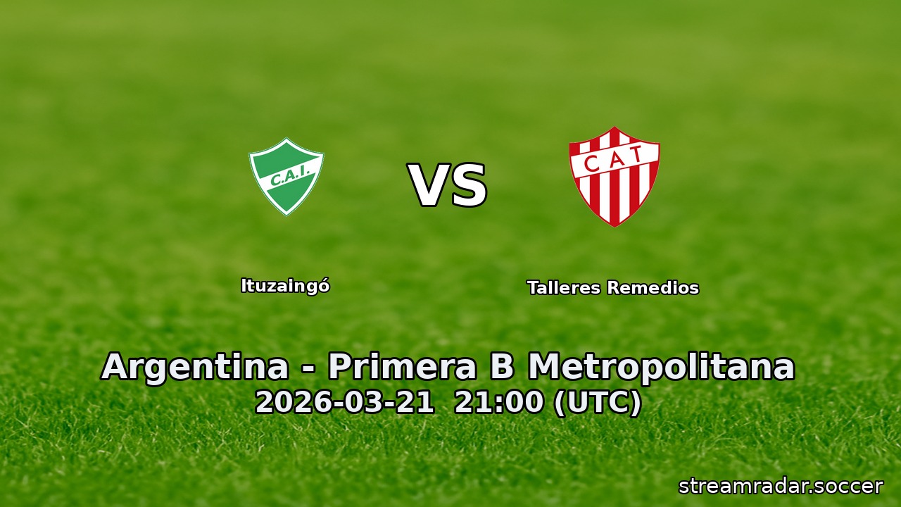 Ituzaingó vs Talleres Remedios