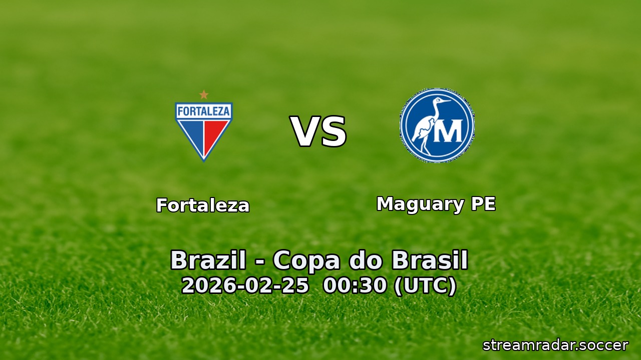 Fortaleza vs Maguary PE