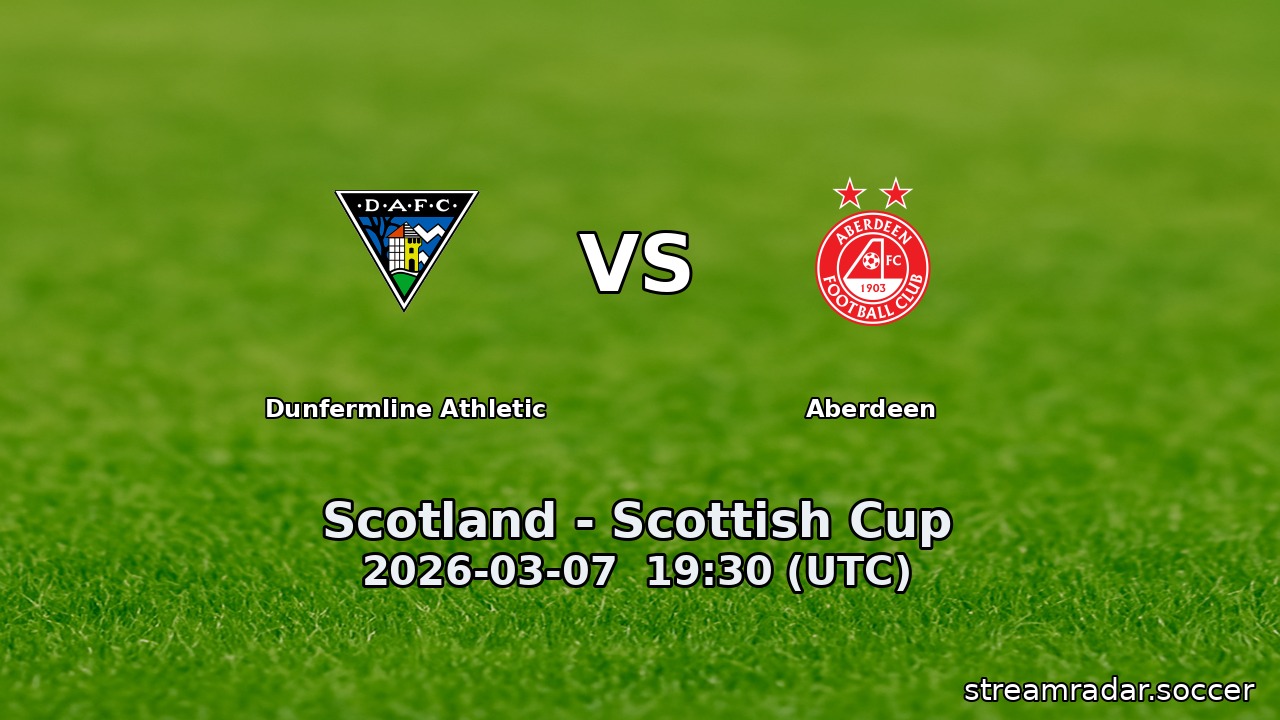 Dunfermline Athletic vs Aberdeen