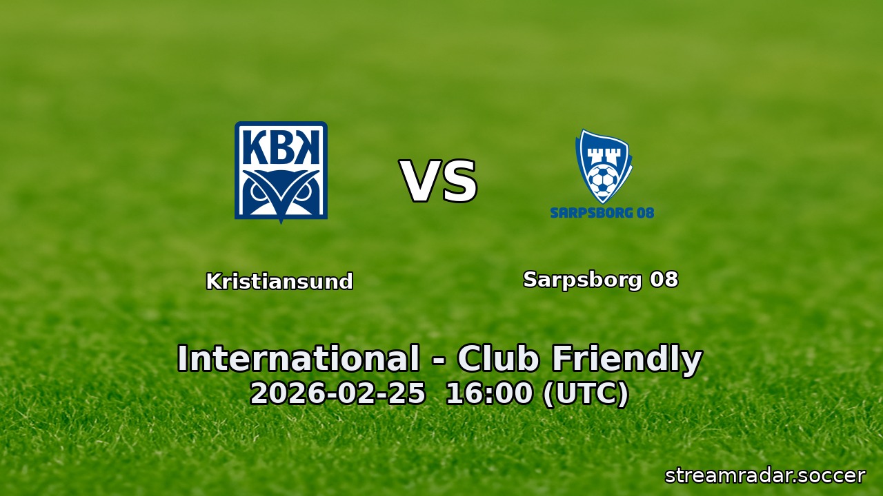 Kristiansund vs Sarpsborg 08