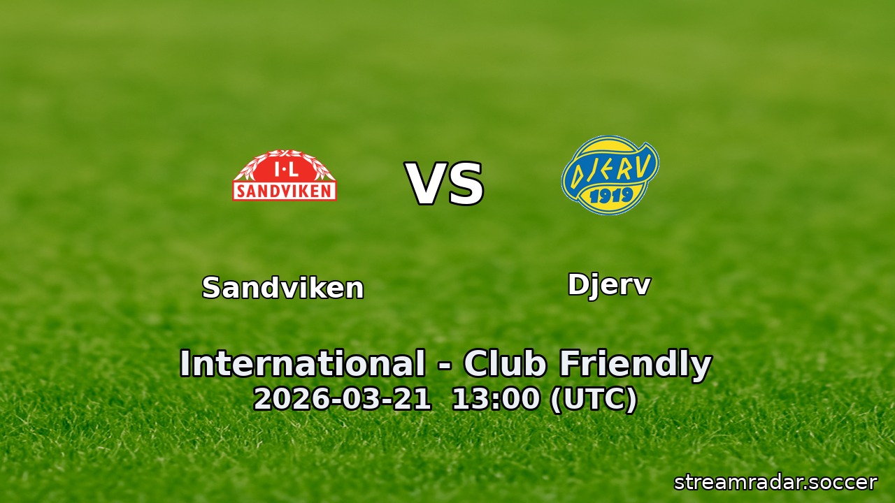 Sandviken vs Djerv