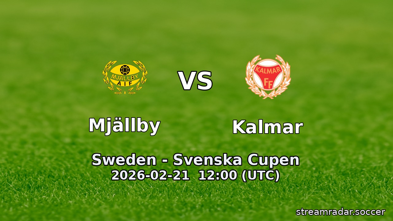 Mjällby vs Kalmar