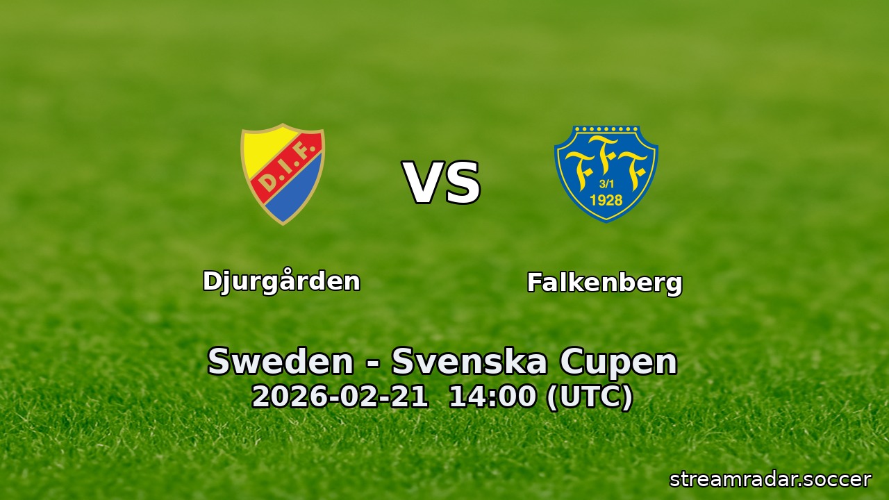 Djurgården vs Falkenberg