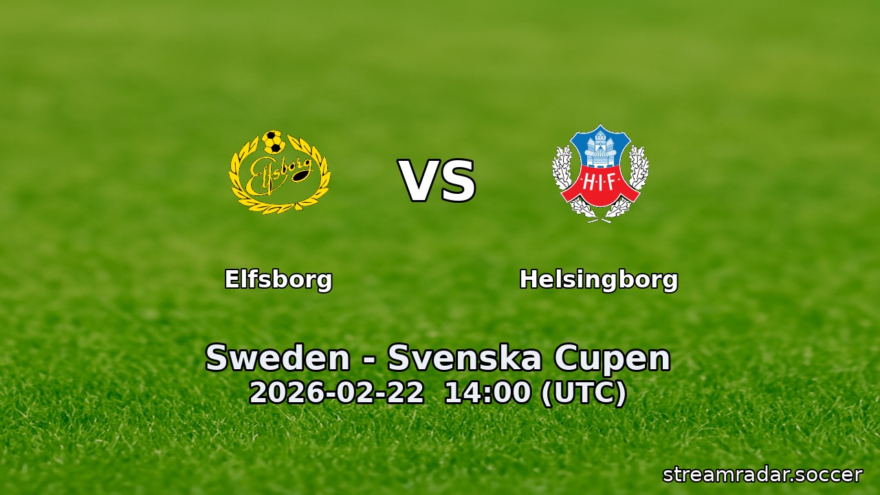 Elfsborg vs Helsingborg