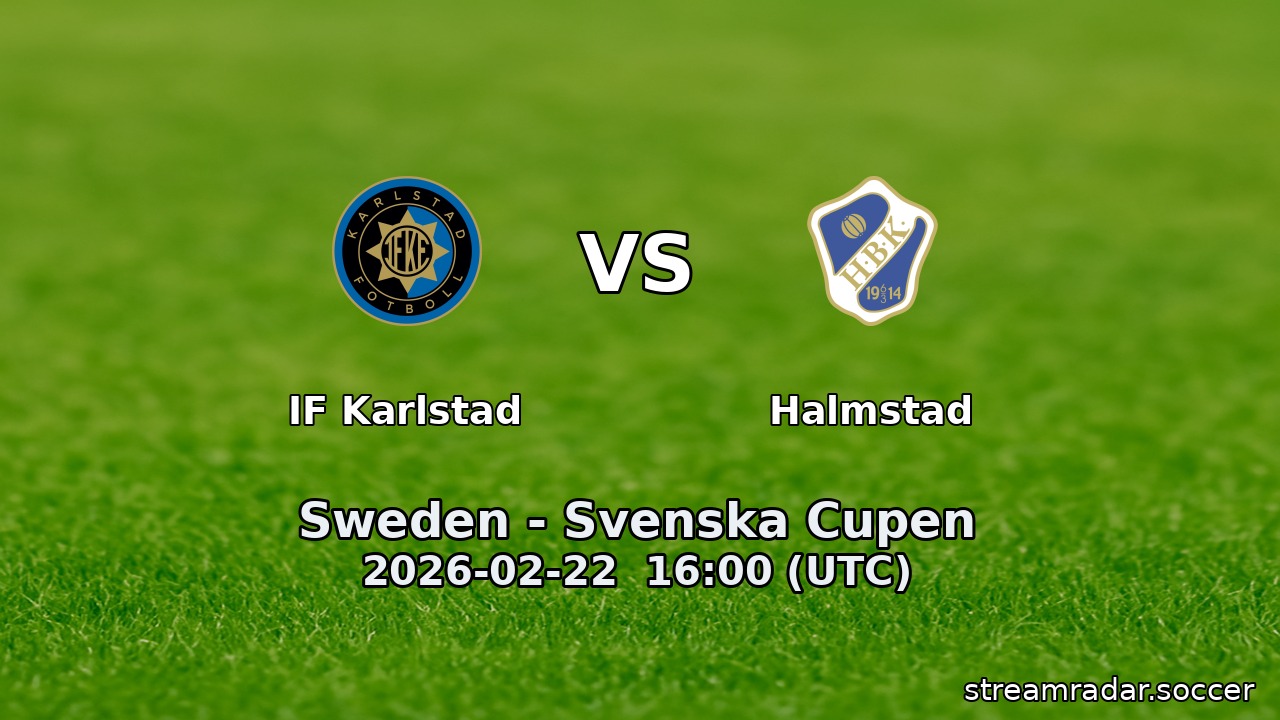 IF Karlstad vs Halmstad
